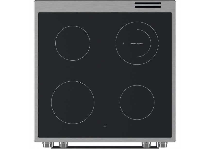 Whirlpool WS68V8CCXT 60cm vitrokeramisch fornuis zwartzilver