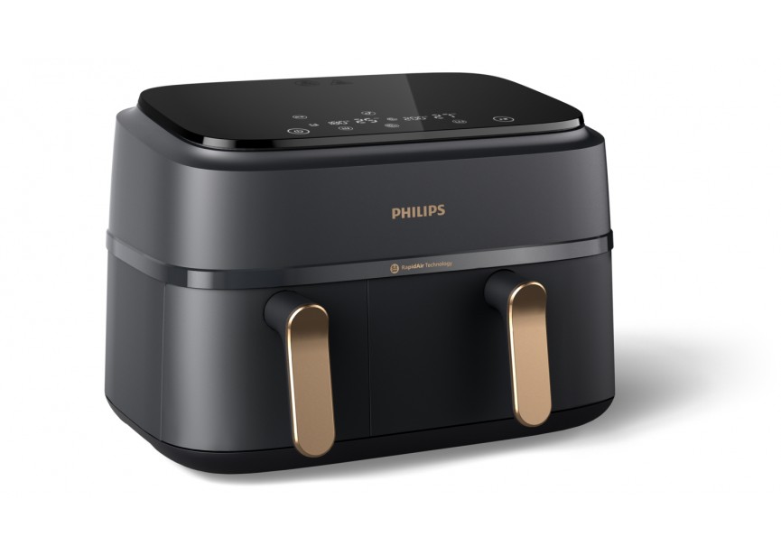 Philips NA352/04 Duo Rapid Airfryer Kleine/Grote lade Rekje